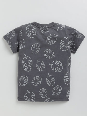 Boys Round Neck Printed Tshirt Half Sleeve